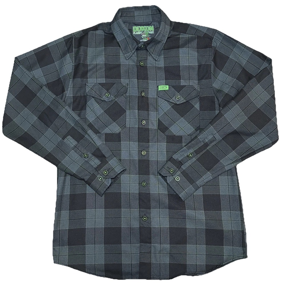 Dixxon Flannel Small 'The Adrenaline ' Men's Long Sleeve Plaid Button Up
